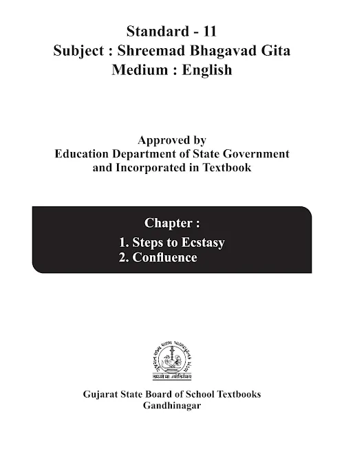 GSEB Standard 11 Shrimad Bhagavad Gita Textbook PDF English Medium